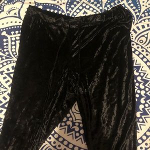 Black Silky Pajama Pants